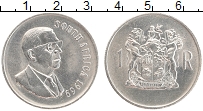 Продать Монеты ЮАР 1 ранд 1969 Серебро