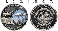 Продать Монеты Либерия 5 долларов 1998 Медно-никель
