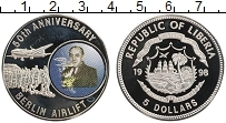 Продать Монеты Либерия 5 долларов 1998 Медно-никель