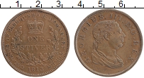 Продать Монеты Эссекуибо и Демерара 1 стивер 1813 Медь