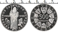 Продать Монеты Австрия 500 шиллингов 1982 Серебро