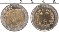 Продать Монеты Турция 1 лира 2011 Биметалл