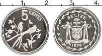 Продать Монеты Белиз 5 центов 1980 Серебро