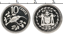 Продать Монеты Белиз 10 центов 1980 Серебро