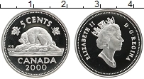 Продать Монеты Канада 5 центов 2000 Серебро