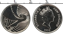 Продать Монеты Новая Зеландия 5 центов 1990 Серебро