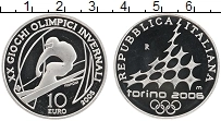 Продать Монеты Италия 10 евро 2005 Серебро