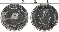 Продать Монеты Канада 25 центов 2015 Медно-никель