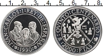 Продать Монеты Испания 2000 песет 1990 Серебро