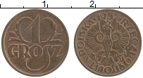Продать Монеты Польша 1 грош 1937 Бронза