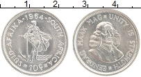 Продать Монеты ЮАР 10 центов 1964 Серебро