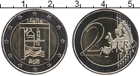Продать Монеты Мальта 2 евро 2018 Биметалл