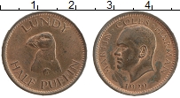 Продать Монеты Ланди 1/2 паффин 1929 Медь