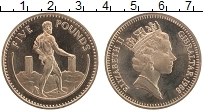 Продать Монеты Гибралтар 5 фунтов 1989 Медно-никель