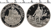 Продать Монеты США 1/2 доллара 1992 Серебро