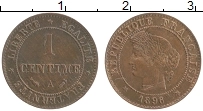 Продать Монеты Франция 1 сентим 1895 Медь