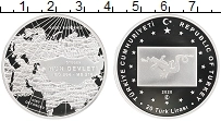 Продать Монеты Турция 20 лир 2020 Серебро