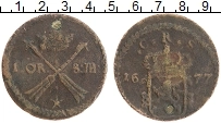 Продать Монеты Швеция 1 эре 1680 Медь