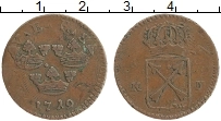 Продать Монеты Швеция 1 эре 1719 Медь