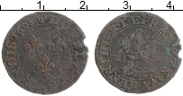 Продать Монеты Франция 2 денье 1608 Медь