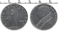 Продать Монеты Ватикан 100 лир 1956 Медно-никель