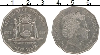 Продать Монеты Австралия 50 центов 2001 Медно-никель