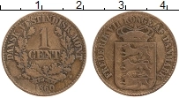 Продать Монеты Дания 1 цент 1860 Медь