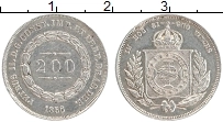 Продать Монеты Бразилия 200 рейс 1859 Серебро