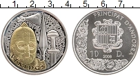 Продать Монеты Андорра 10 динерс 2008 Серебро