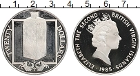 Продать Монеты Виргинские острова 20 долларов 1985 Серебро