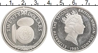 Продать Монеты Виргинские острова 20 долларов 1985 Серебро