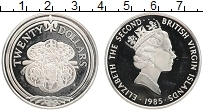 Продать Монеты Виргинские острова 20 долларов 1985 Серебро