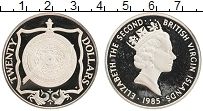 Продать Монеты Виргинские острова 20 долларов 1985 Серебро
