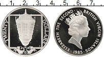 Продать Монеты Виргинские острова 20 долларов 1985 Серебро