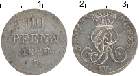 Продать Монеты Ганновер 4 пфеннига 1826 Серебро