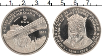 Продать Монеты Люксембург 5 экю 1992 Медно-никель