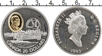 Продать Монеты Канада 20 долларов 1993 Серебро