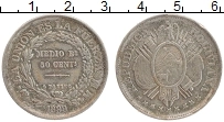 Продать Монеты Боливия 50 сентаво 1899 Серебро