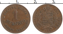 Продать Монеты Саксе-Кобург-Гота 1 пфенниг 1879 Медь