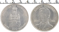 Продать Монеты Венесуэла 100 боливар 1980 Серебро