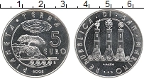 Продать Монеты Сан-Марино 5 евро 2008 Серебро