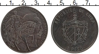Продать Монеты Куба 1 песо 1993 Медь