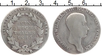 Продать Монеты Пруссия 1 талер 1816 Серебро