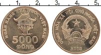 Продать Монеты Вьетнам 5000 донг 2003 Латунь