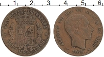 Продать Монеты Испания 10 сентим 1879 Медь