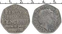 Продать Монеты Великобритания 50 пенсов 2005 Медно-никель