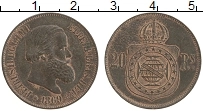 Продать Монеты Бразилия 20 рейс 1869 Медно-никель