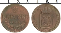 Продать Монеты Австрия 2 крейцера 1848 Медь