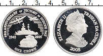 Продать Монеты Тристан-да-Кунья 1 крона 2005 Посеребрение