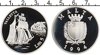 Продать Монеты Мальта 5 лир 1994 Серебро